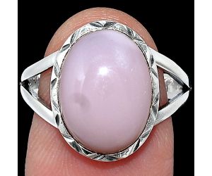 Pink Opal Ring size-8.5 SDR240979 R-1074, 11x15 mm