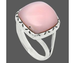 Pink Opal Ring size-10 SDR240980 R-1074, 15x15 mm