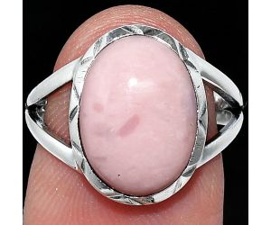 Pink Opal Ring size-7 SDR240982 R-1074, 10x14 mm