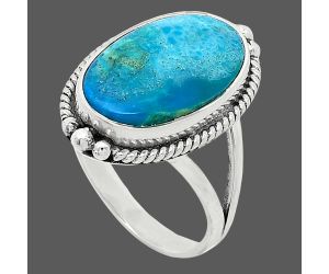 Peruvian Opalina Ring size-9.5 SDR240992 R-1253, 12x19 mm