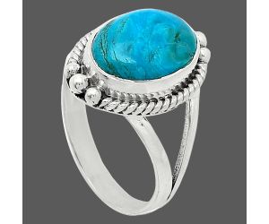 Peruvian Opalina Ring size-8.5 SDR241019 R-1253, 10x13 mm