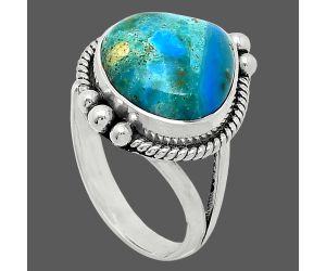 Peruvian Opalina Ring size-8 SDR241021 R-1253, 14x14 mm