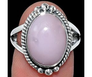 Pink Opal Ring size-8 SDR241027 R-1253, 10x14 mm