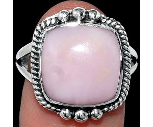 Pink Opal Ring size-9 SDR241031 R-1253, 13x13 mm