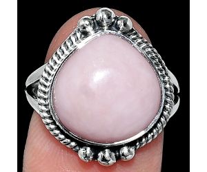 Pink Opal Ring size-8 SDR241033 R-1253, 14x14 mm