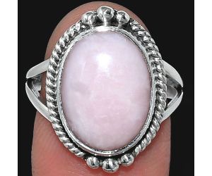 Pink Opal Ring size-8 SDR241035 R-1253, 11x15 mm