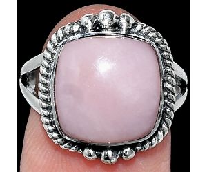 Pink Opal Ring size-8 SDR241036 R-1253, 12x12 mm