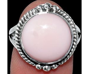 Pink Opal Ring size-8.5 SDR241079 R-1253, 14x14 mm