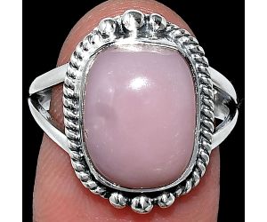 Pink Opal Ring size-8 SDR241081 R-1253, 10x14 mm