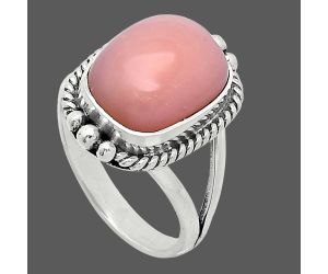 Pink Opal Ring size-8 SDR241081 R-1253, 10x14 mm