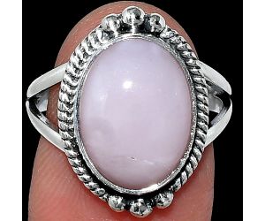 Pink Opal Ring size-8 SDR241082 R-1253, 11x14 mm