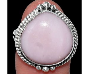 Pink Opal Ring size-8.5 SDR241084 R-1253, 16x16 mm