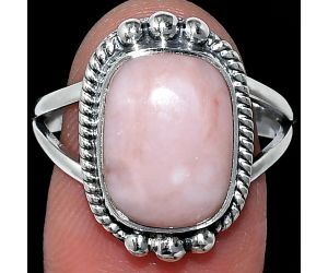 Pink Opal Ring size-9 SDR241085 R-1253, 10x14 mm