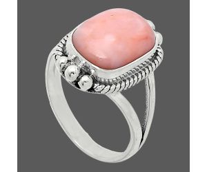 Pink Opal Ring size-9 SDR241085 R-1253, 10x14 mm