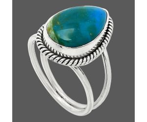 Peruvian Opalina Ring size-8 SDR241117 R-1068, 11x16 mm