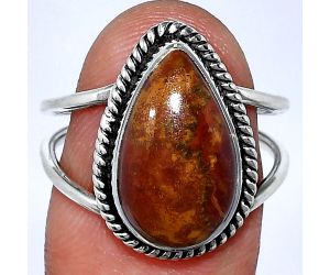 Rare Cady Mountain Agate Ring size-7 SDR241118 R-1068, 10x16 mm