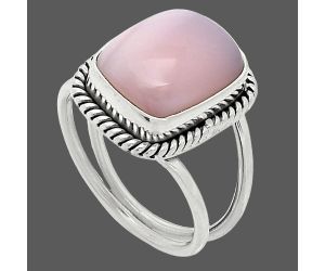 Pink Opal Ring size-7 SDR241139 R-1068, 10x13 mm