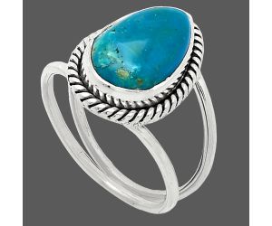 Peruvian Opalina Ring size-8.5 SDR241161 R-1068, 9x14 mm