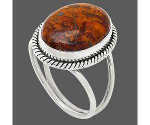 Rare Cady Mountain Agate Ring size-10 SDR241163 R-1068, 13x18 mm