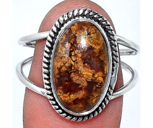 Rare Cady Mountain Agate Ring size-10 SDR241164 R-1068, 11x16 mm