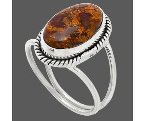 Rare Cady Mountain Agate Ring size-10 SDR241164 R-1068, 11x16 mm