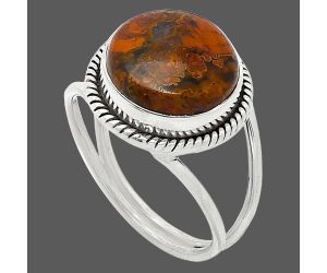 Rare Cady Mountain Agate Ring size-10 SDR241167 R-1068, 13x13 mm