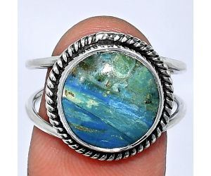 Peruvian Opalina Ring size-8 SDR241173 R-1068, 12x12 mm