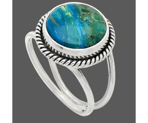 Peruvian Opalina Ring size-8 SDR241173 R-1068, 12x12 mm