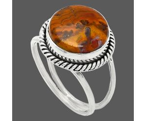 Rare Cady Mountain Agate Ring size-8.5 SDR241177 R-1068, 13x13 mm