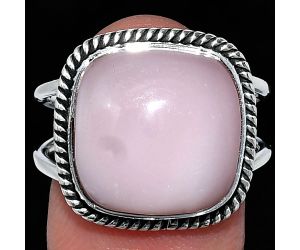 Pink Opal Ring size-9 SDR241185 R-1068, 15x15 mm