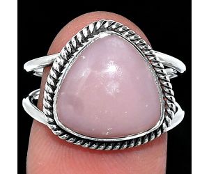 Pink Opal Ring size-8 SDR241187 R-1068, 13x13 mm