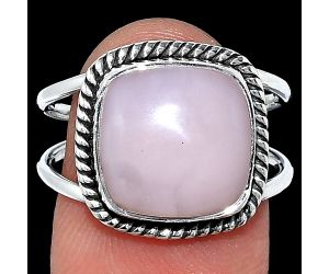 Pink Opal Ring size-8.5 SDR241189 R-1068, 12x12 mm