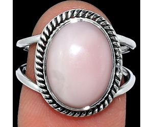 Pink Opal Ring size-7 SDR241190 R-1068, 10x14 mm