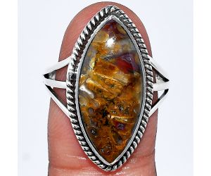 Rare Cady Mountain Agate Ring size-9 SDR241211 R-1010, 10x22 mm