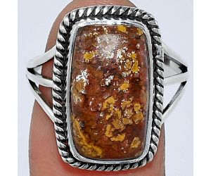 Rare Cady Mountain Agate Ring size-9 SDR241231 R-1010, 10x17 mm