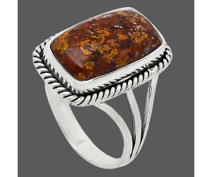 Rare Cady Mountain Agate Ring size-9 SDR241231 R-1010, 10x17 mm