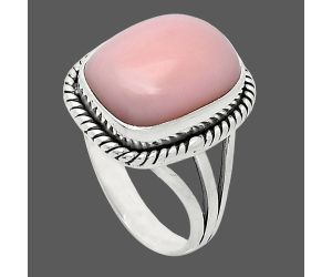 Pink Opal Ring size-7 SDR241236 R-1010, 11x14 mm