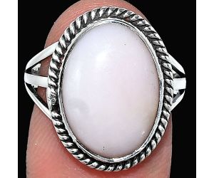 Pink Opal Ring size-8 SDR241238 R-1010, 12x16 mm