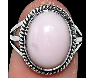 Pink Opal Ring size-7 SDR241239 R-1010, 11x15 mm