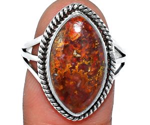 Rare Cady Mountain Agate Ring size-9 SDR241272 R-1010, 11x19 mm