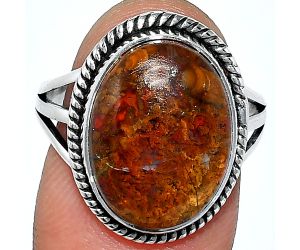 Rare Cady Mountain Agate Ring size-8.5 SDR241283 R-1010, 12x16 mm