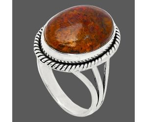 Rare Cady Mountain Agate Ring size-8.5 SDR241283 R-1010, 12x16 mm