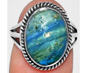 Peruvian Opalina Ring size-7 SDR241287 R-1010, 11x15 mm