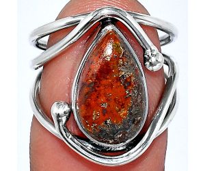 Rare Cady Mountain Agate Ring size-6 SDR241408 R-1683, 9x14 mm
