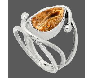 Rock Calcy Ring size-6 SDR241415 R-1683, 8x13 mm