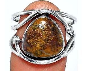 Rare Cady Mountain Agate Ring size-8 SDR241439 R-1683, 12x12 mm