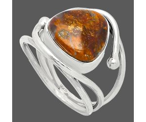 Rare Cady Mountain Agate Ring size-8 SDR241439 R-1683, 12x12 mm