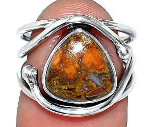 Rare Cady Mountain Agate Ring size-6 SDR241447 R-1683, 11x11 mm