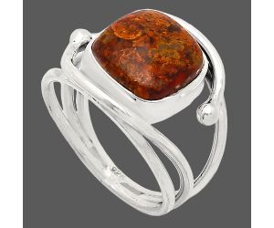 Rare Cady Mountain Agate Ring size-8 SDR241450 R-1683, 11x11 mm