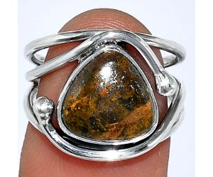 Rare Cady Mountain Agate Ring size-6 SDR241452 R-1683, 11x11 mm